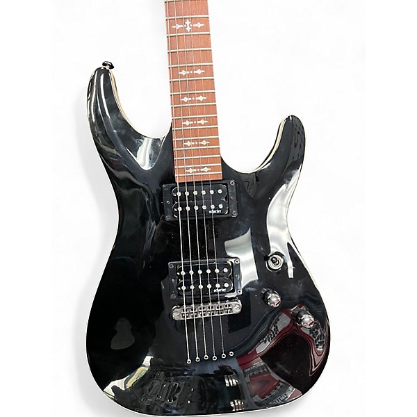 Used Schecter Guitar Research Omen 6 Black Solid Body Electric Guitar