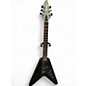 Used Epiphone Gothic V Flat Black Solid Body Electric Guitar