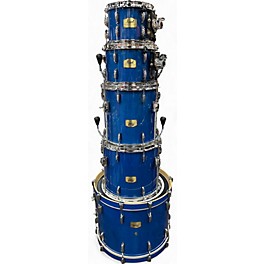 Used Pearl 5 Piece Session Studio Select Blue Drum Kit