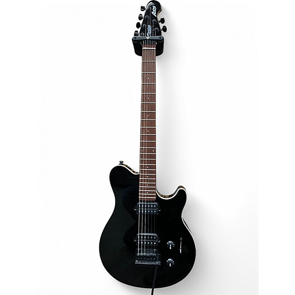 Used Sterling by Music Man Sub AX3 Axis Black Solid Body Electric Guitar