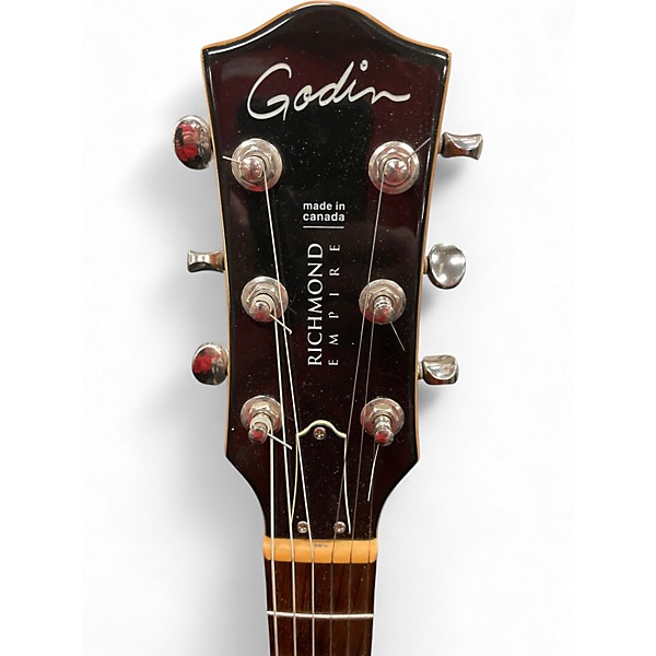 Used Godin RICHMOND EMPIRE Brown Solid Body Electric Guitar