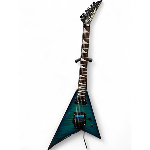 Used Jackson Professional Series RR Trans Blue Solid Body Electric Guitar