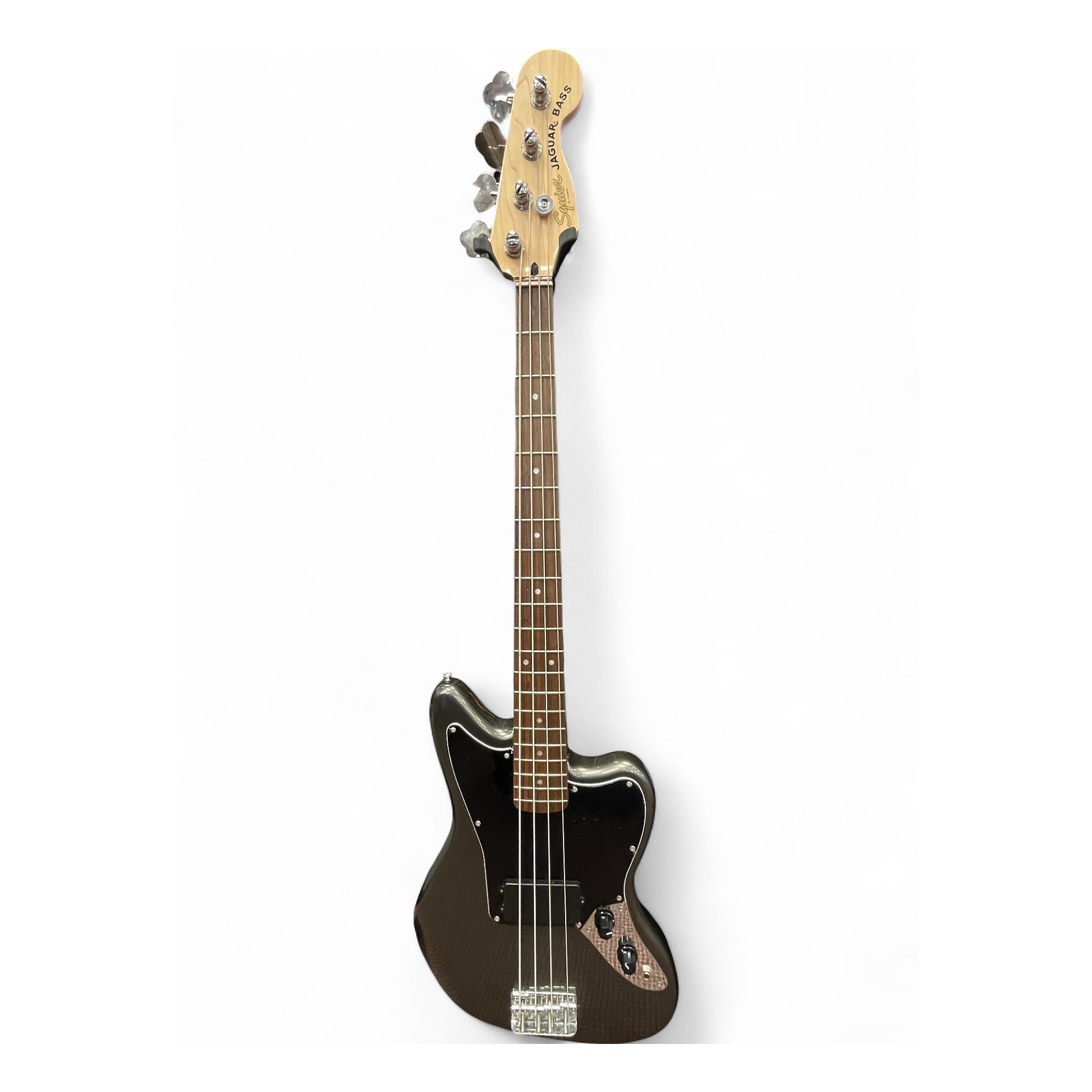 【美品】Squier Vintage Modified Jaguar Bass Squier Vintage Modified Jaguar Bass - Black | Sweetwater