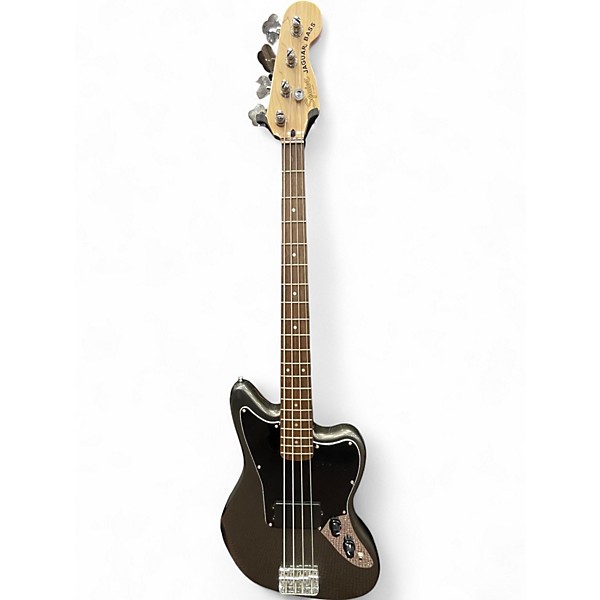 Used Squier Used Squier JAGUAR Black Electric Bass Guitar