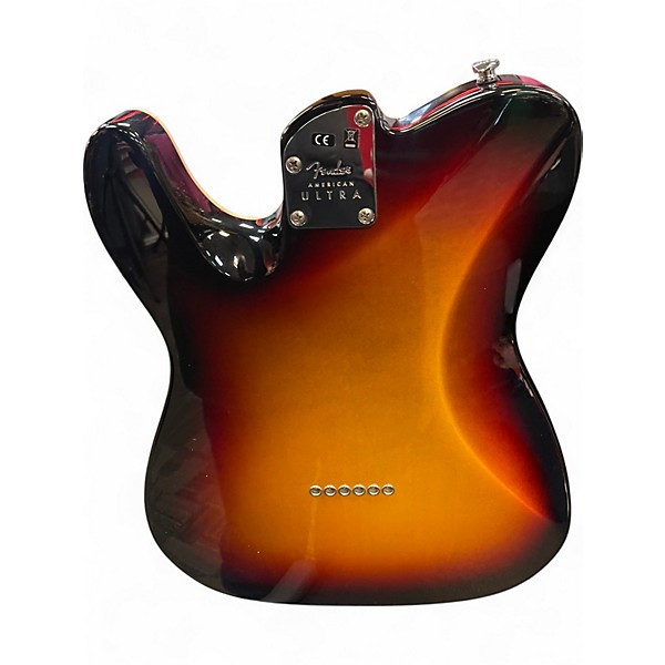 Used Fender American Ultra Telecaster 3 Color Sunburst Solid Body Electric Guitar