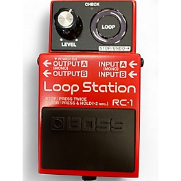 Used BOSS RC1 Loop Station Pedal