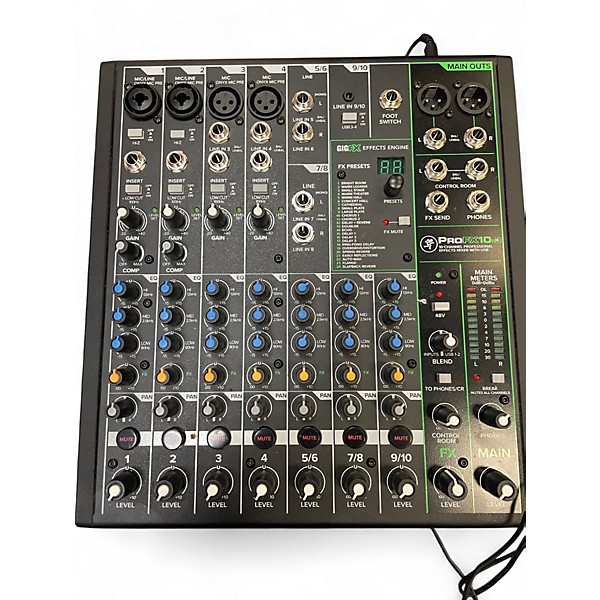 Used Mackie ProFX10 Unpowered Mixer