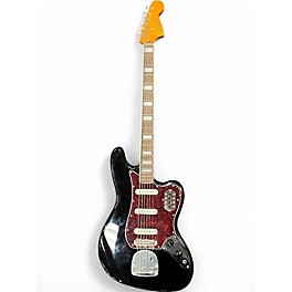 Used 2021 Squier Classic Vibe Bass VI Black Electric Bass Guitar