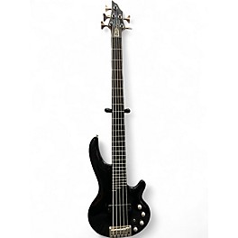 Used Cort Curbow 5-String Black Electric Bass Guitar