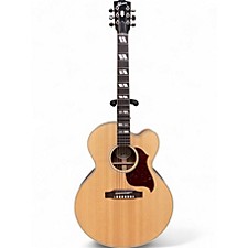 Used Gibson J-185 EC Natural Acoustic Electric Guitar