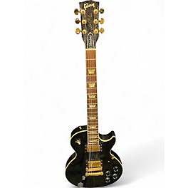 Vintage 1993 Gibson Les Paul Standard Black and Gold Solid Body Electric Guitar