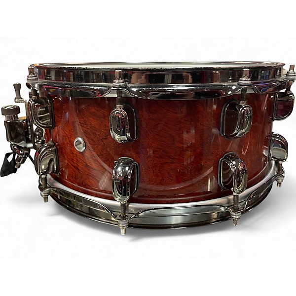 Used TAMA 6.5X14 SLP BUBINGA NATURAL QUILTED BUBINGA  Drum