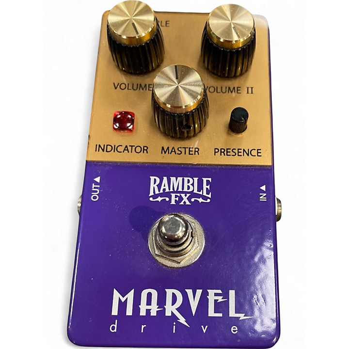 Used Ramble Fx Used Ramble Fx MARVEL DRIVE Effect Pedal Used Ramble Fx Used Ramble Fx MARVEL DRIVE Effect Pedal