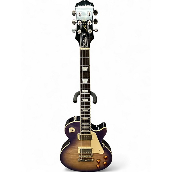 Used Epiphone Les Paul Standard Plus Pro TRANSLUCENT BLUE Solid Body Electric Guitar