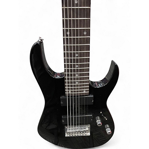 Used Hadean ELS 8-STRING Black Solid Body Electric Guitar