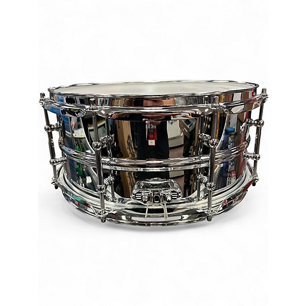 Used Ludwig 13X6 Supralite Snare STEEL Drum