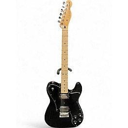 Used Squier classic vibe 70s telecaster deluxe Black Solid Body Electric Guitar