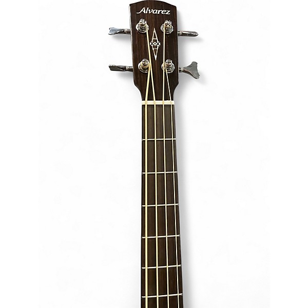 Used Alvarez AEB70ce Armrest Artist Elite Shadowburst Acoustic Bass Guitar
