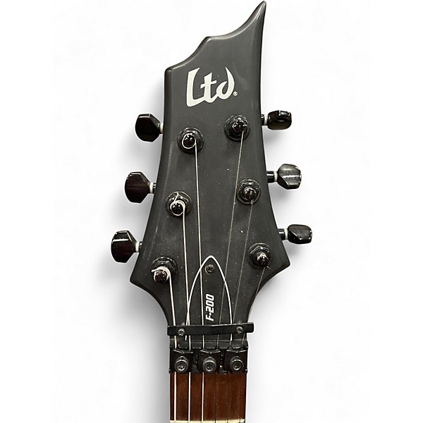 Used ESP LTD F200 Black Solid Body Electric Guitar