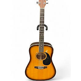 Used Cort Aj881ts 2 Tone Sunburst Acoustic Guitar