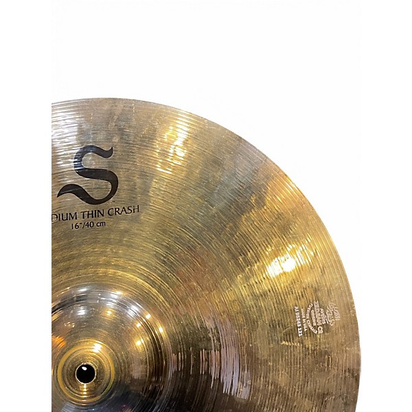 Used Zildjian 16in S Family Medium Thin Crash Cymbal