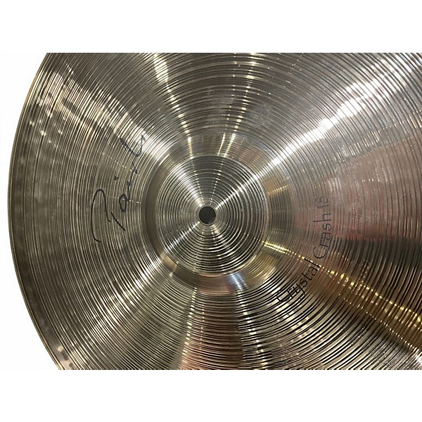 Used Paiste 18in crystal crash Cymbal