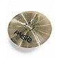 Used Paiste 18in crystal crash Cymbal