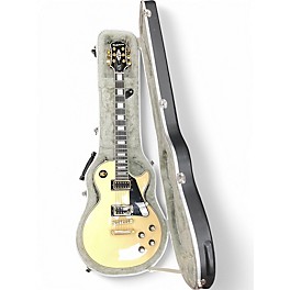 Used Epiphone Les Paul Custom Vintage White Solid Body Electric Guitar