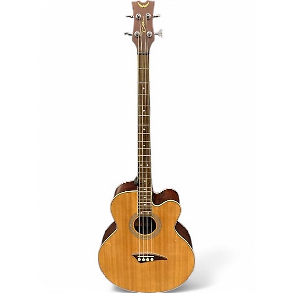 Used Dean EABC Worn Natural Acoustic Bass Guitar