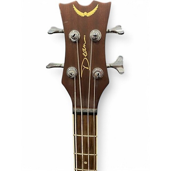 Used Dean EABC Worn Natural Acoustic Bass Guitar
