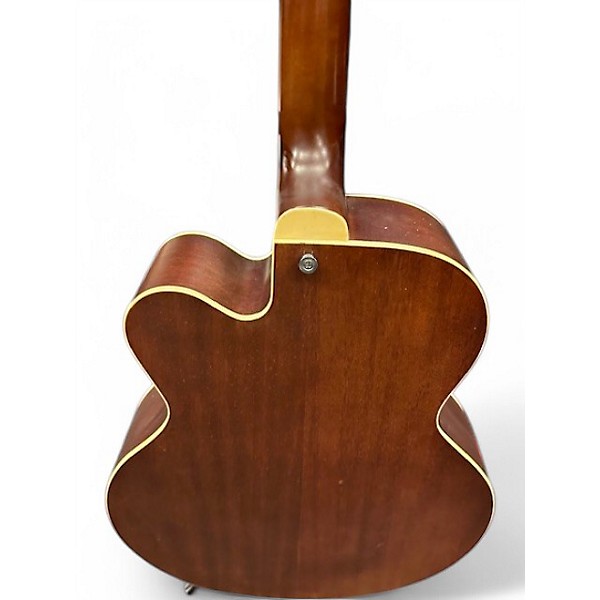 Used Dean EABC Worn Natural Acoustic Bass Guitar