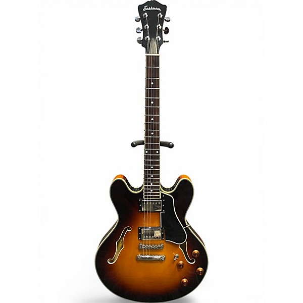 Used Eastman T386SB Sunburst Hollow Body Electric Guitar