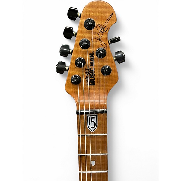 Used Ernie Ball Music Man JP15 John Petrucci Signature TRANSPARENT BLACK Solid Body Electric Guitar
