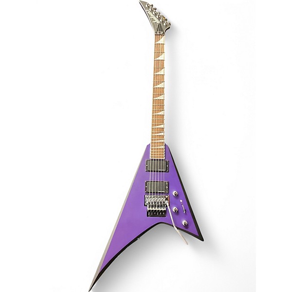 Used Jackson X series Rhoads RRX24 purple metallic Solid Body Electric Guitar