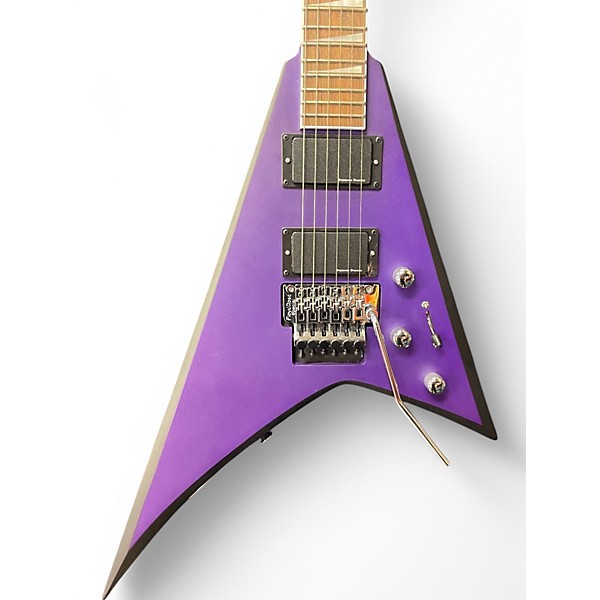 Used Jackson X series Rhoads RRX24 purple metallic Solid Body Electric Guitar