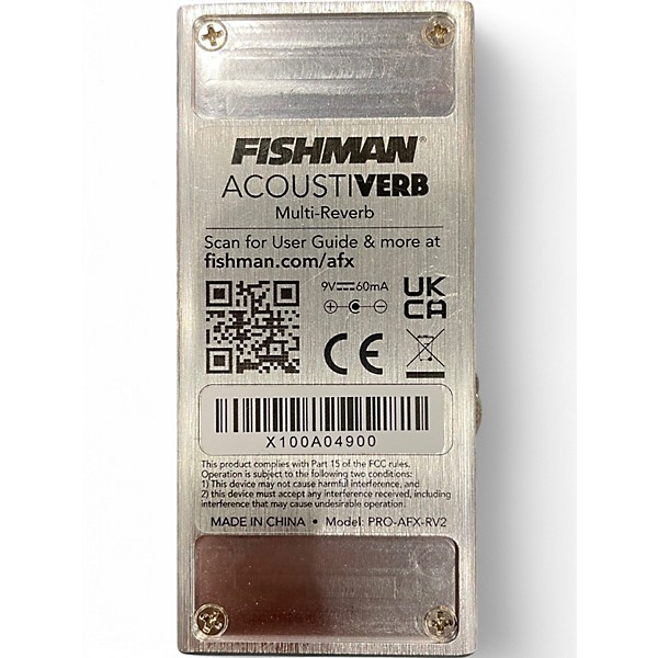 Used Fishman Acoustiverb Effect Pedal