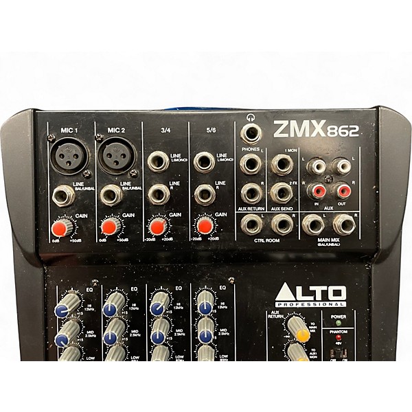 Used Alto ZMX862 6-Channel Unpowered Mixer | Guitar Center