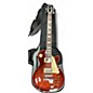 Used Agile Double Cut Red Solid Body Electric Guitar thumbnail