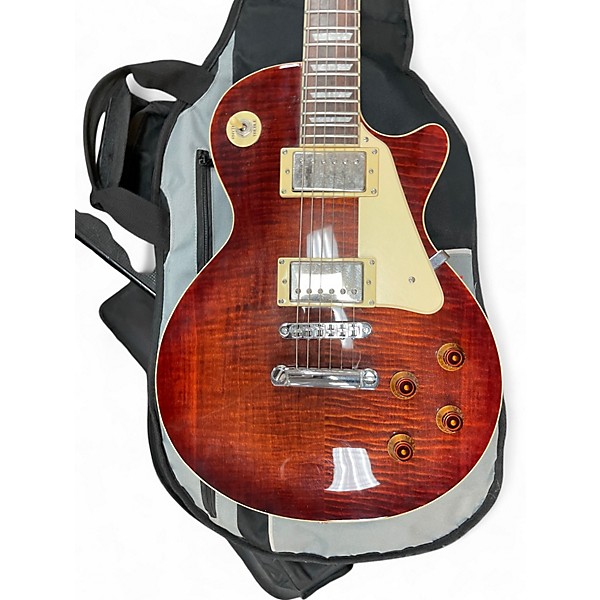 Used Agile Double Cut Red Solid Body Electric Guitar