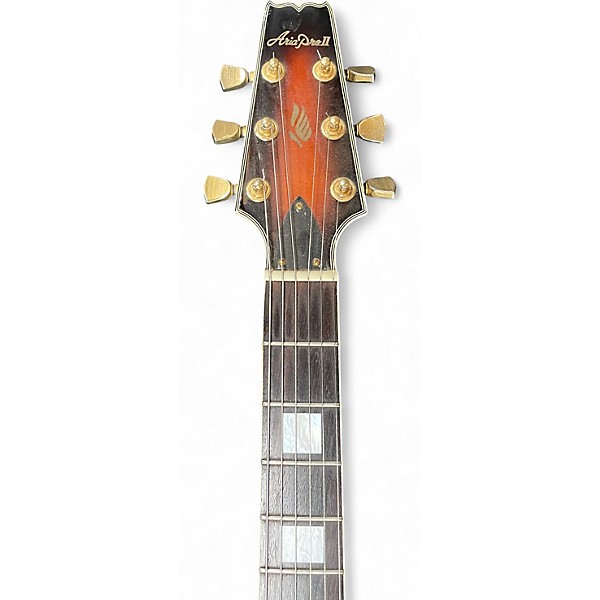 Used Aria Pro II 2 Color Sunburst Solid Body Electric Guitar