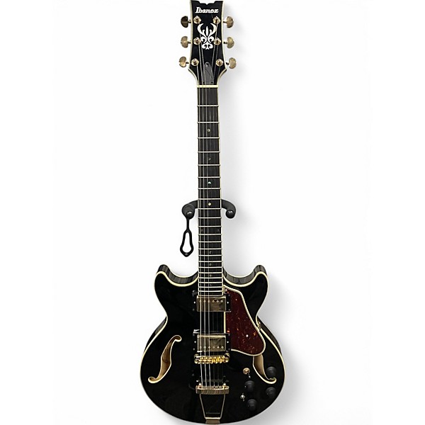 Used Ibanez AMH90 Black Hollow Body Electric Guitar