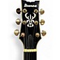 Used Ibanez AMH90 Black Hollow Body Electric Guitar
