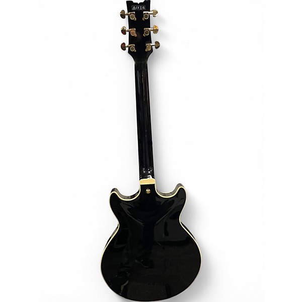 Used Ibanez AMH90 Black Hollow Body Electric Guitar