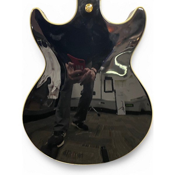 Used Ibanez AMH90 Black Hollow Body Electric Guitar