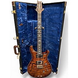 Used 2024 PRS Wood library Custom 24 Semi-Hollow 10 top copperhead burst Hollow Body Electric Guitar