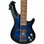 Used Schecter Guitar Research OMEN ELITE-5 Blue Electric Bass Guitar