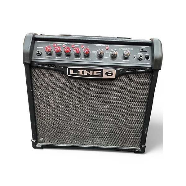 Used Line 6 Spider IV 15W 1X8 Guitar Combo Amp