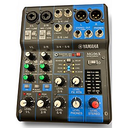 Used Yamaha MG06X Unpowered Mixer
