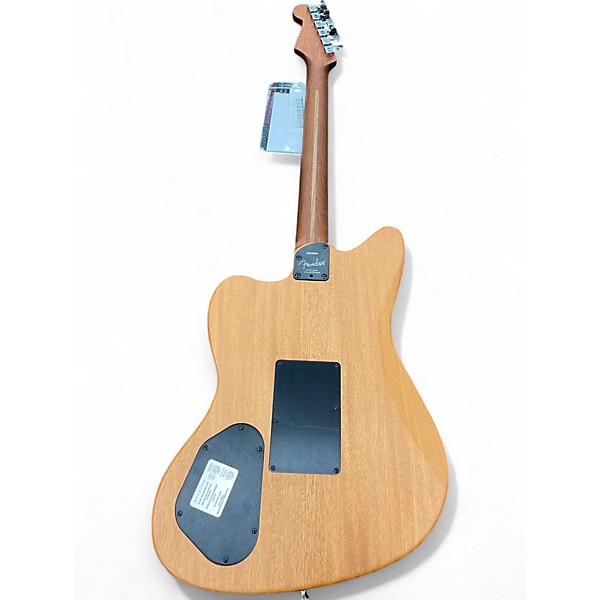 Used Fender American Acoustasonic Jazzmaster Mahogany Acoustic Electric Guitar