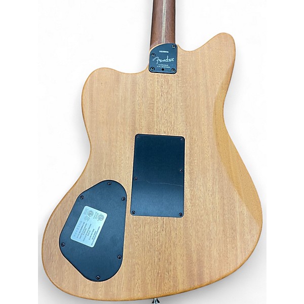 Used Fender American Acoustasonic Jazzmaster Mahogany Acoustic Electric Guitar